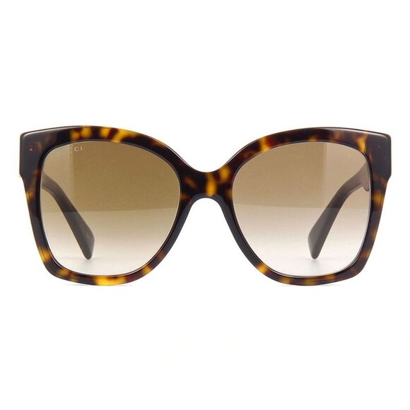 NEW GG0459S 002 GUCCI SUNGLASSES OVERSIZED HAVANA WOMEN EYEWEAR main image 4